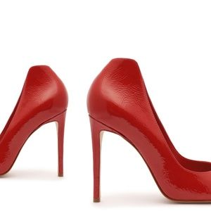 Schutz Nappa Leather Pumps | Red | size 6.5